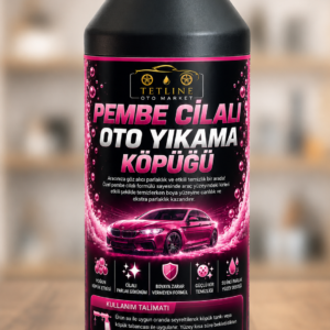 Tetline Pembe Cilalı Oto Yıkama köpüğü